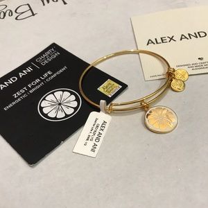 Alex and Ani “Zest For Life” Lemon Bangle 
